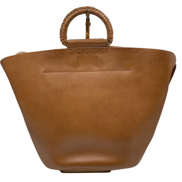 MADEWELL The Nashville Whipstitch Tote Cognac Brown - Picture 3 of 10